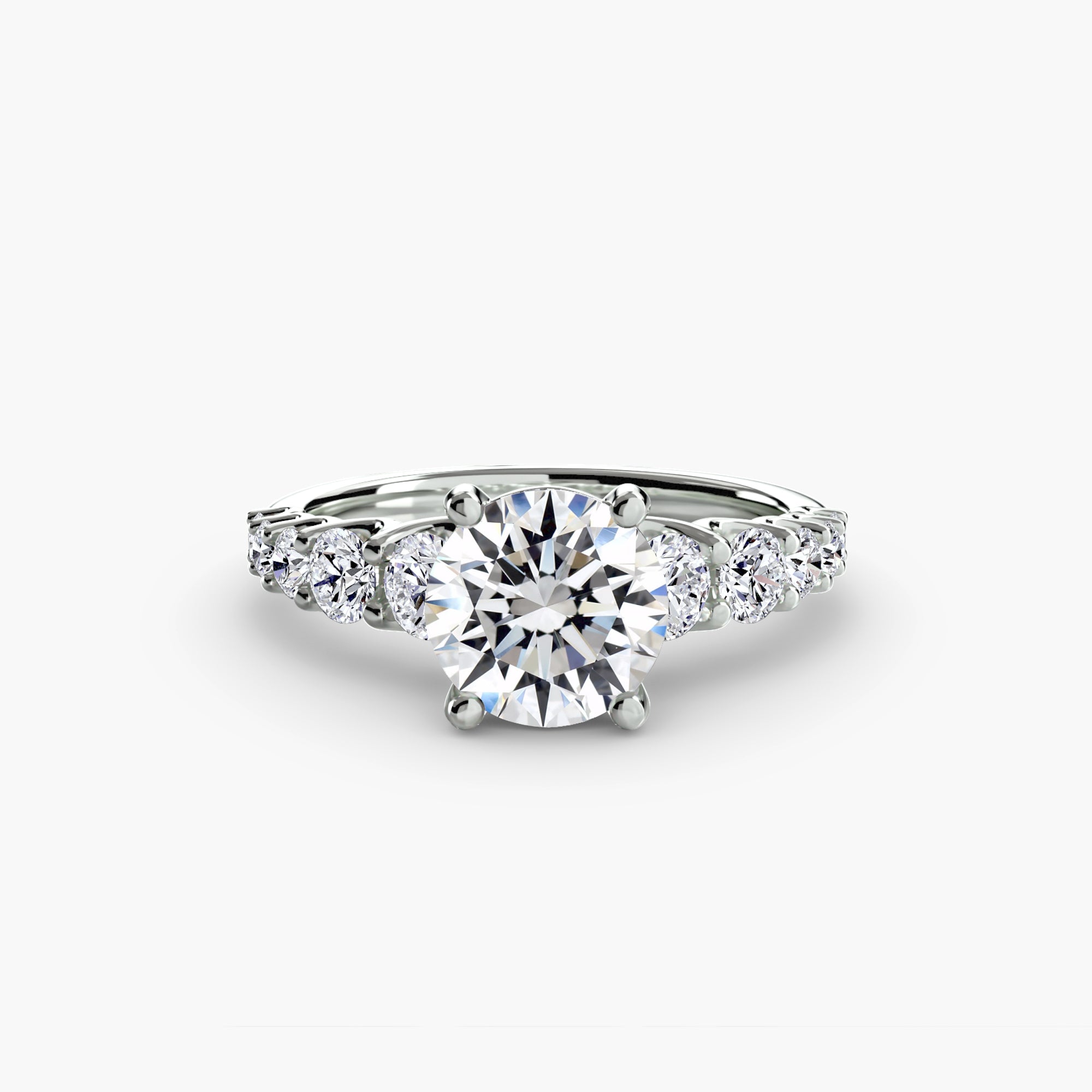 The Graduated Accent Ring-setting-The Diamond Setter