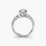 The Graduated Accent Ring-setting-The Diamond Setter
