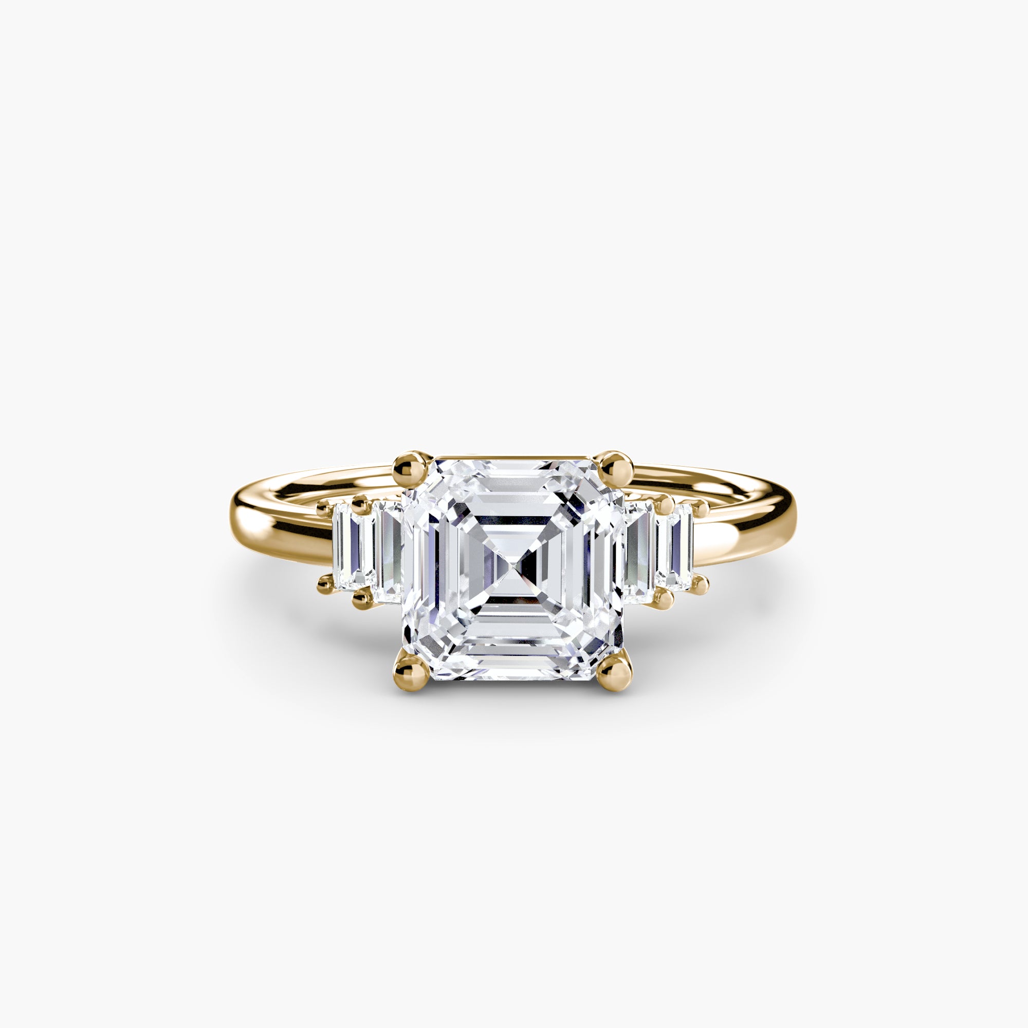 Baguette Accent Solitaire-setting-The Diamond Setter