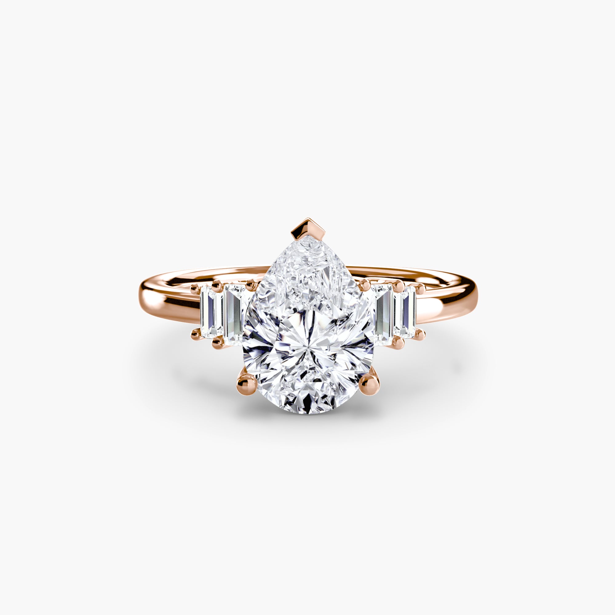 Baguette Accent Solitaire-setting-The Diamond Setter