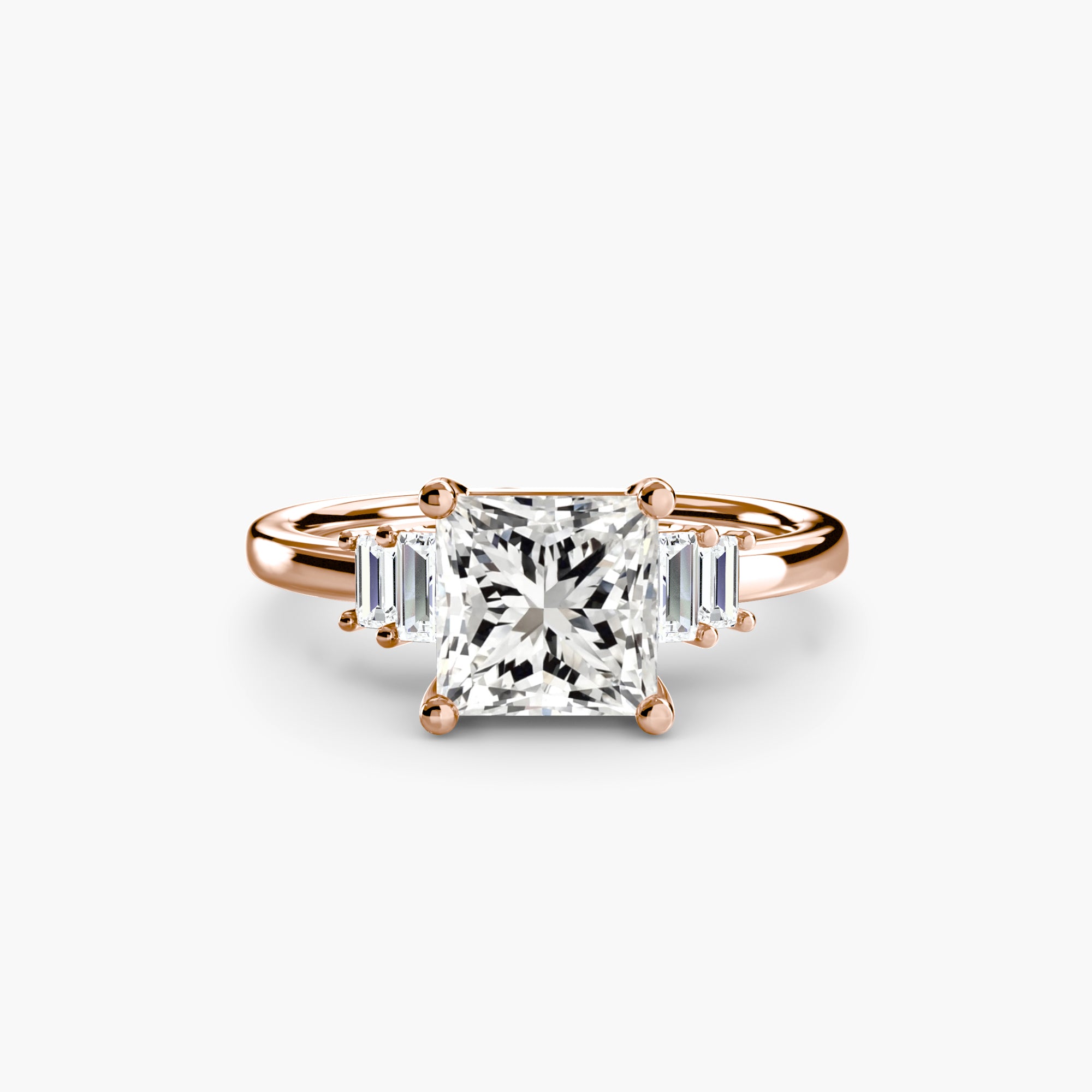 Baguette Accent Solitaire-setting-The Diamond Setter
