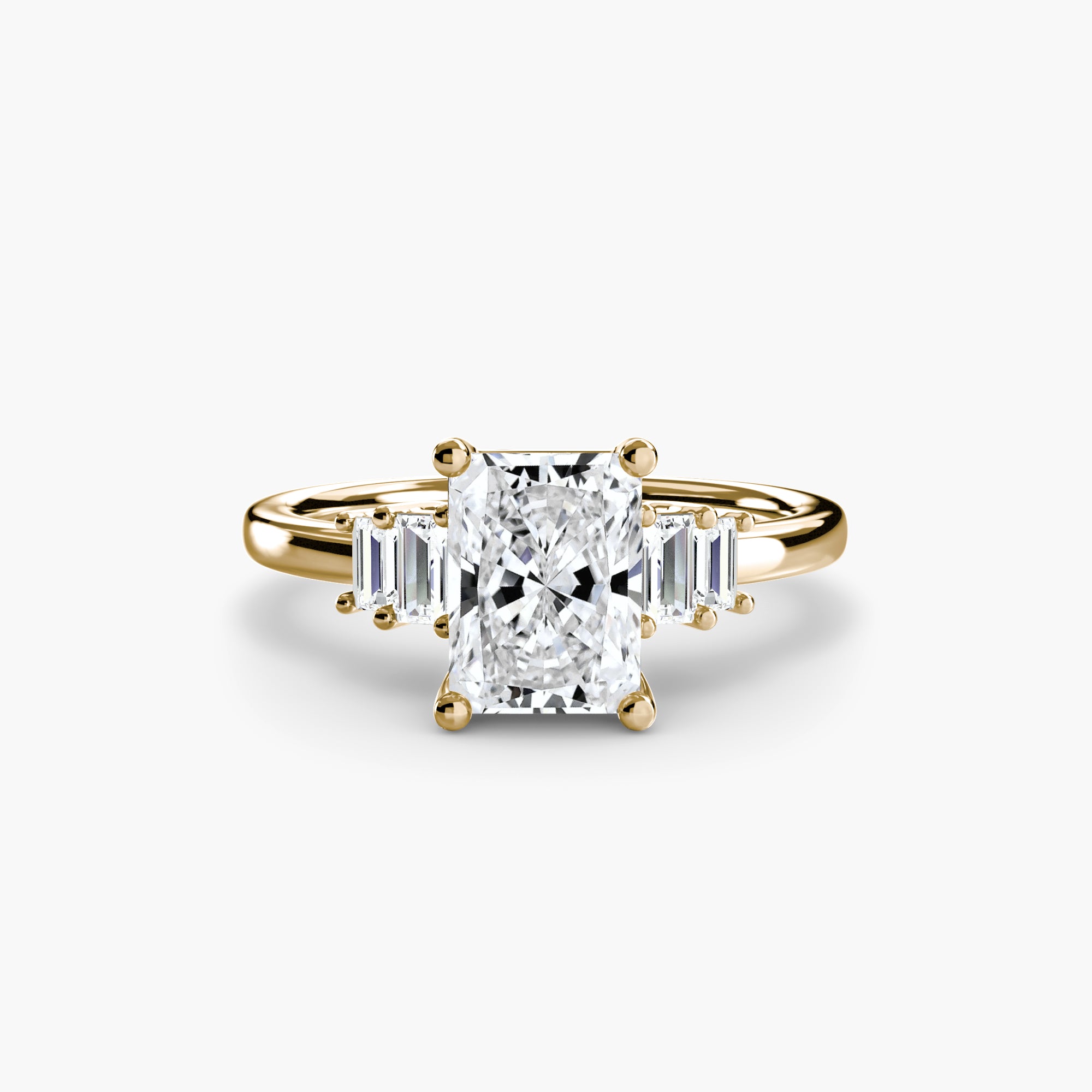 Baguette Accent Solitaire-setting-The Diamond Setter