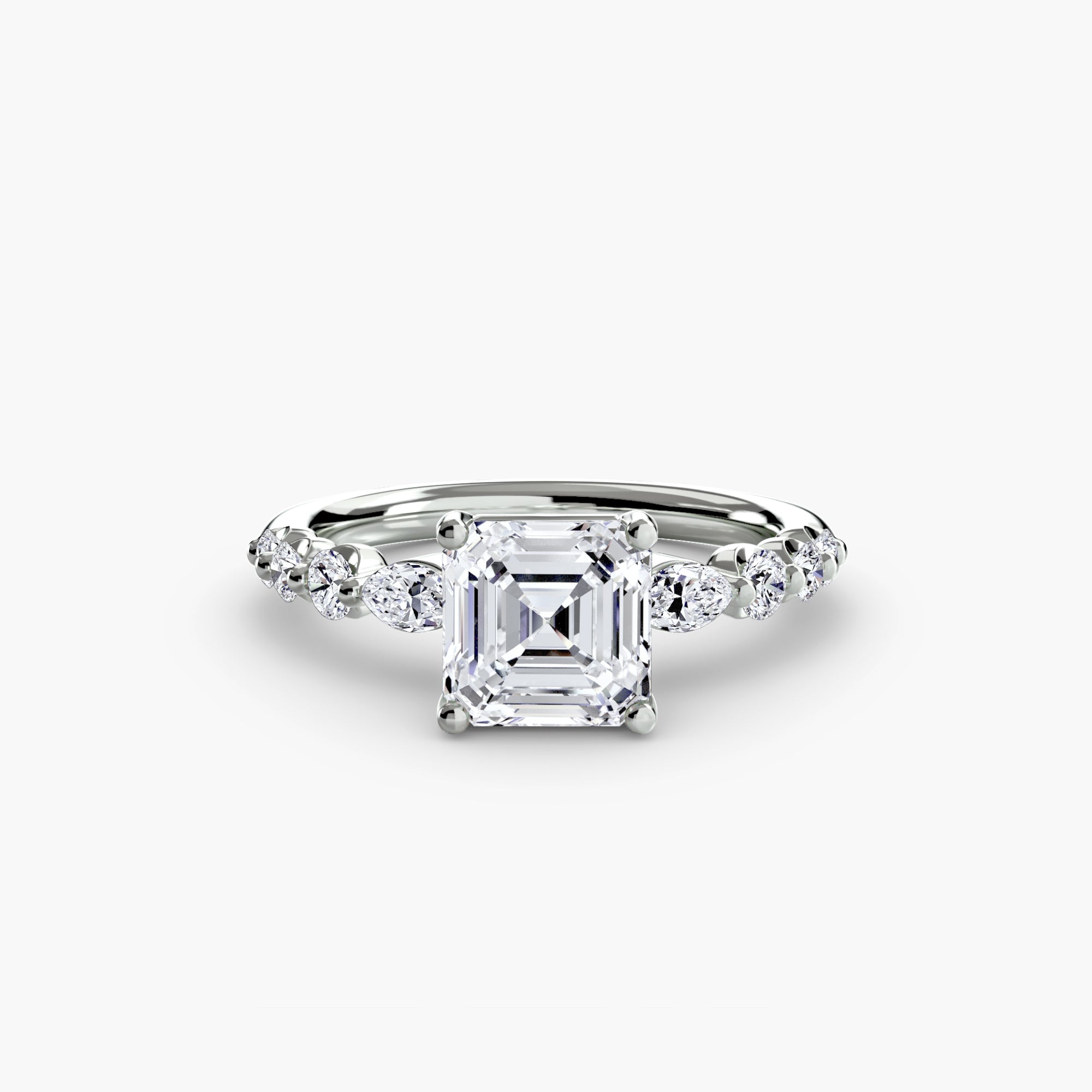 The Tiered Accent Ring-setting-The Diamond Setter