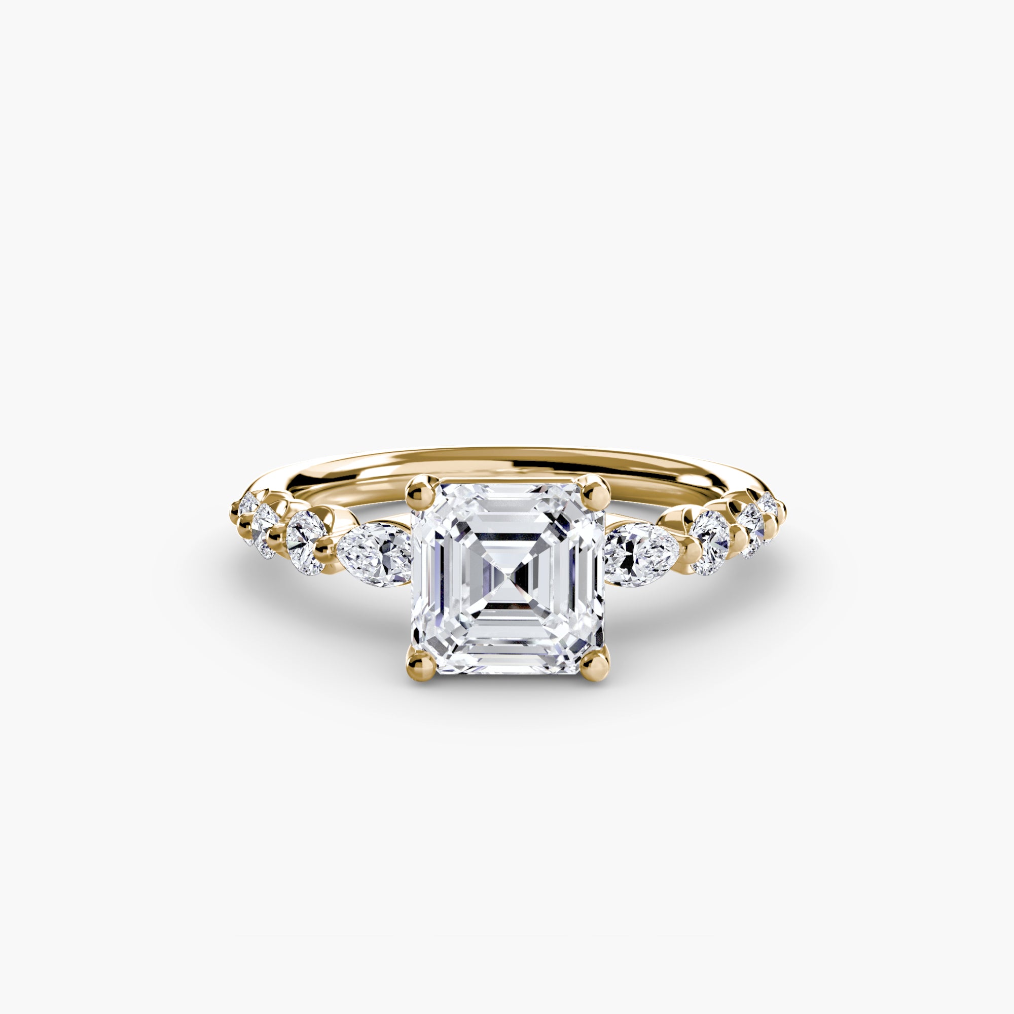 The Tiered Accent Ring-setting-The Diamond Setter