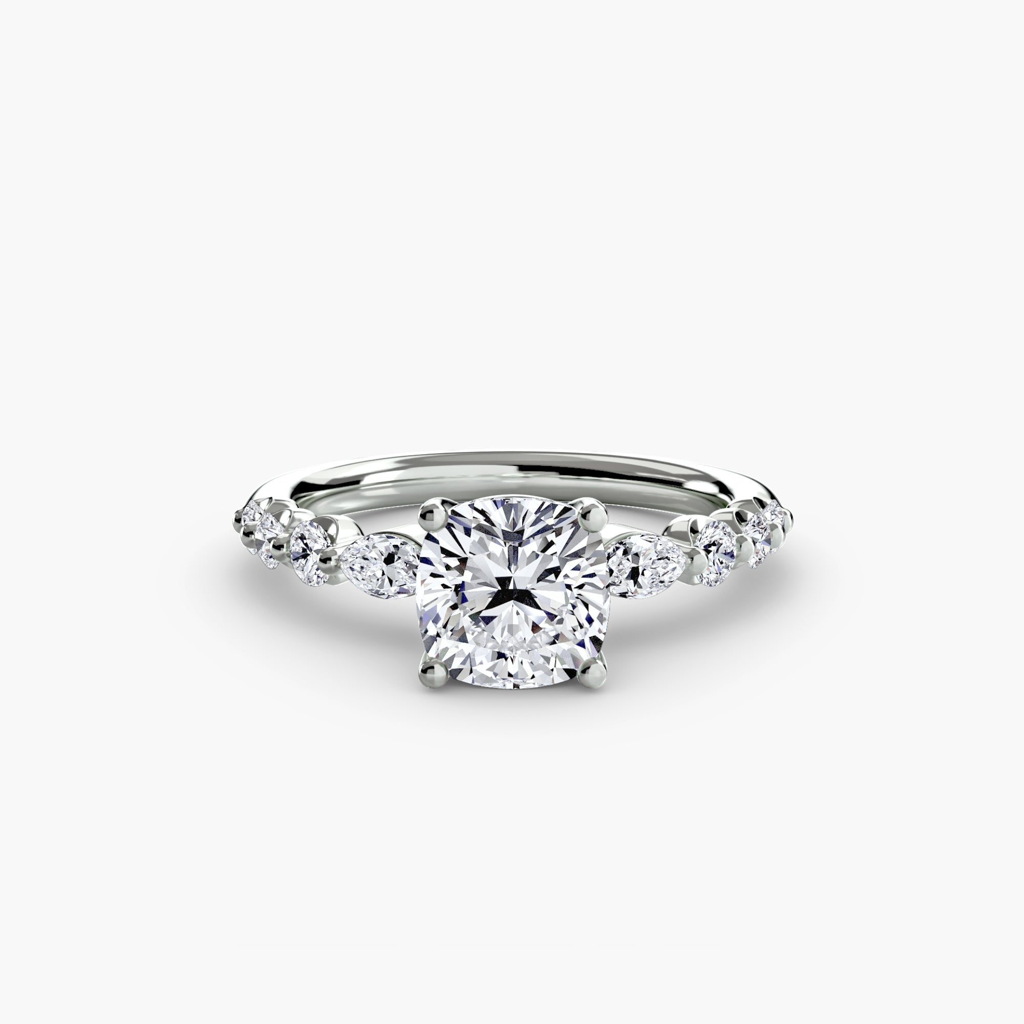 The Tiered Accent Ring-setting-The Diamond Setter