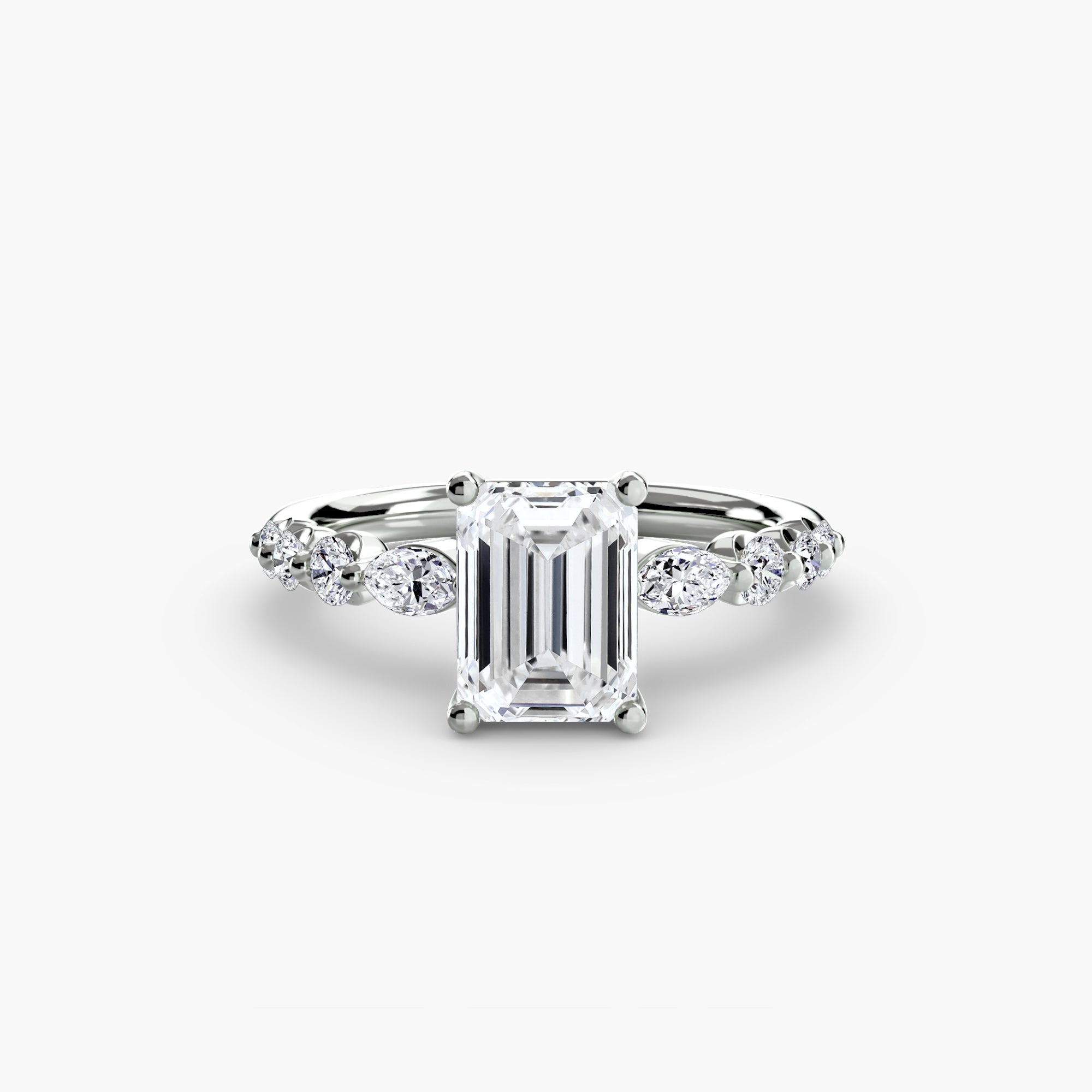 The Tiered Accent Ring-setting-The Diamond Setter
