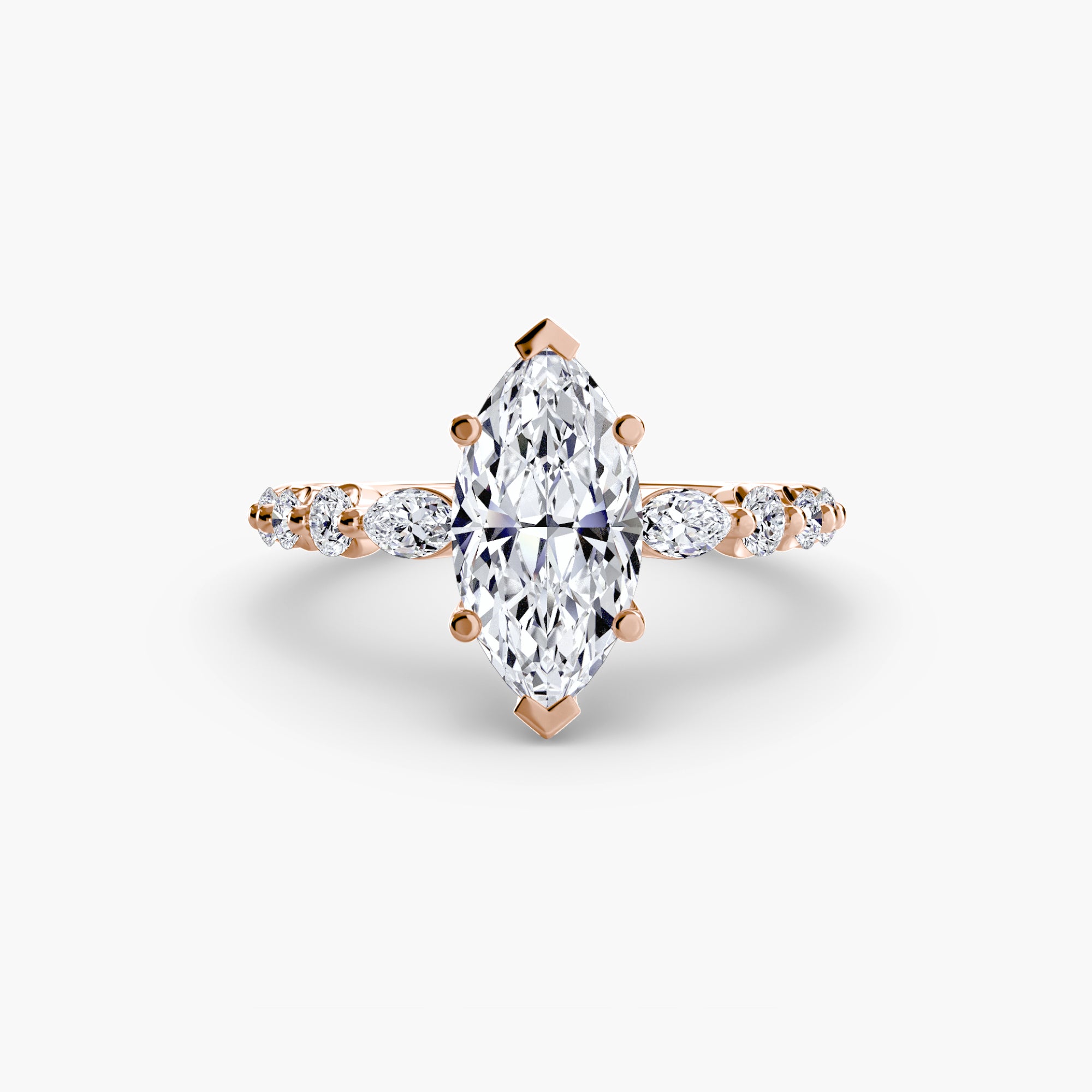 The Tiered Accent Ring-setting-The Diamond Setter
