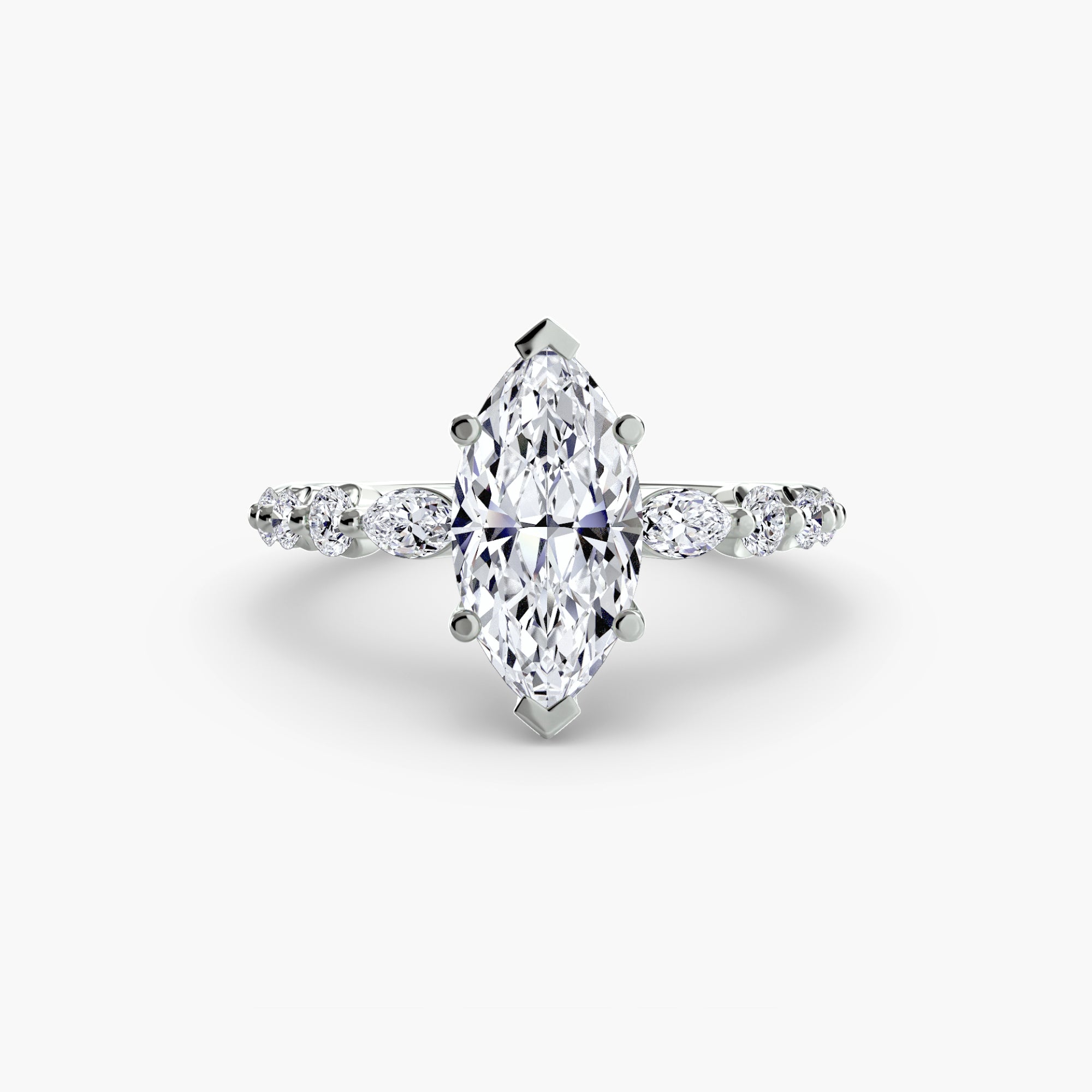 The Tiered Accent Ring-setting-The Diamond Setter
