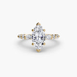 The Tiered Accent Ring-setting-The Diamond Setter