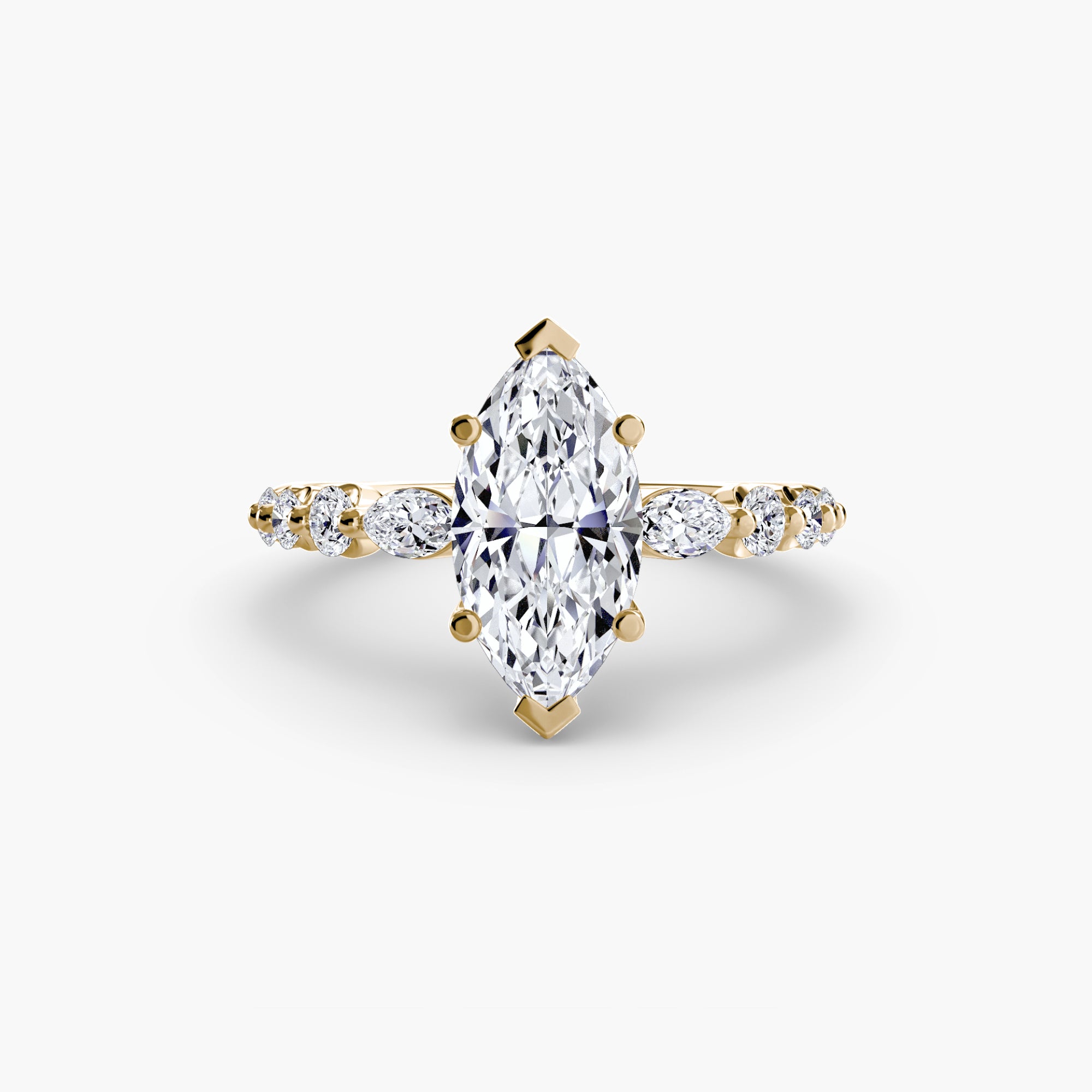 The Tiered Accent Ring-setting-The Diamond Setter