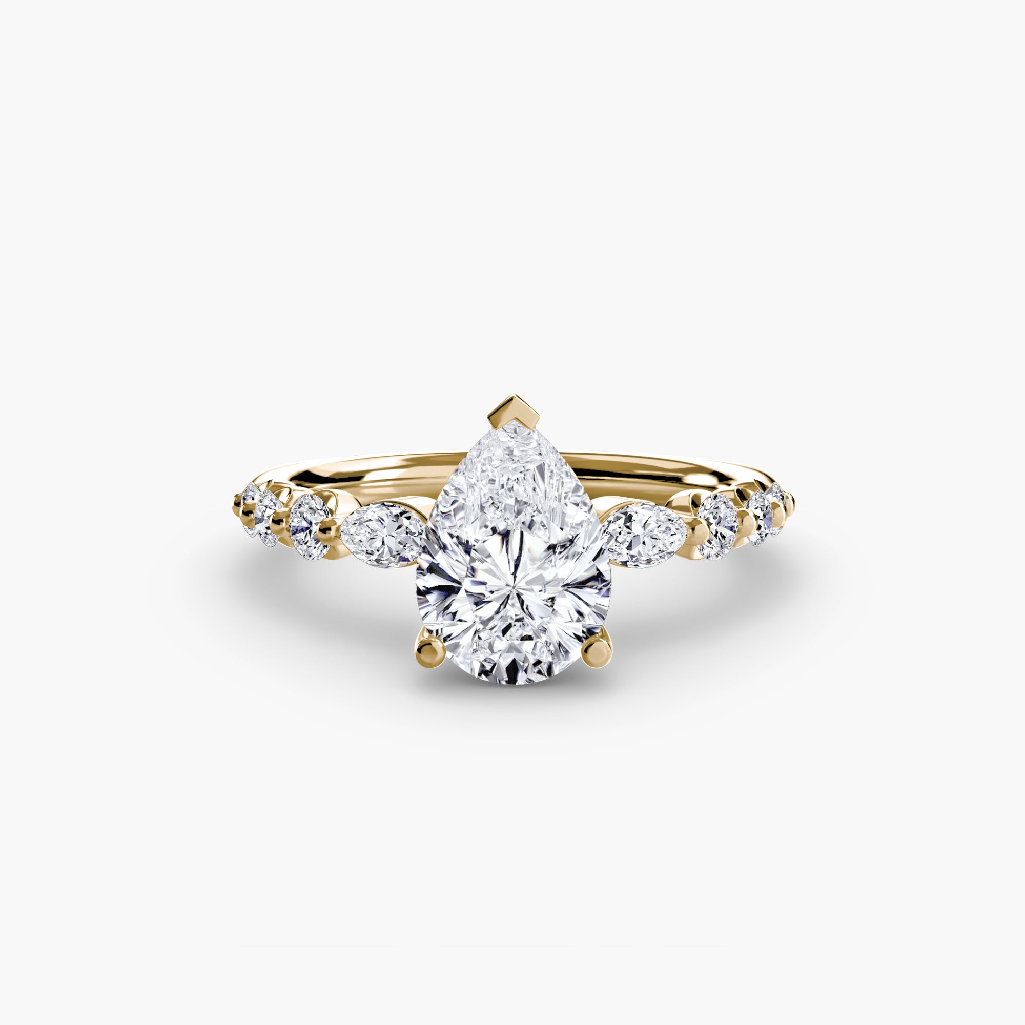 The Tiered Accent Ring-setting-The Diamond Setter