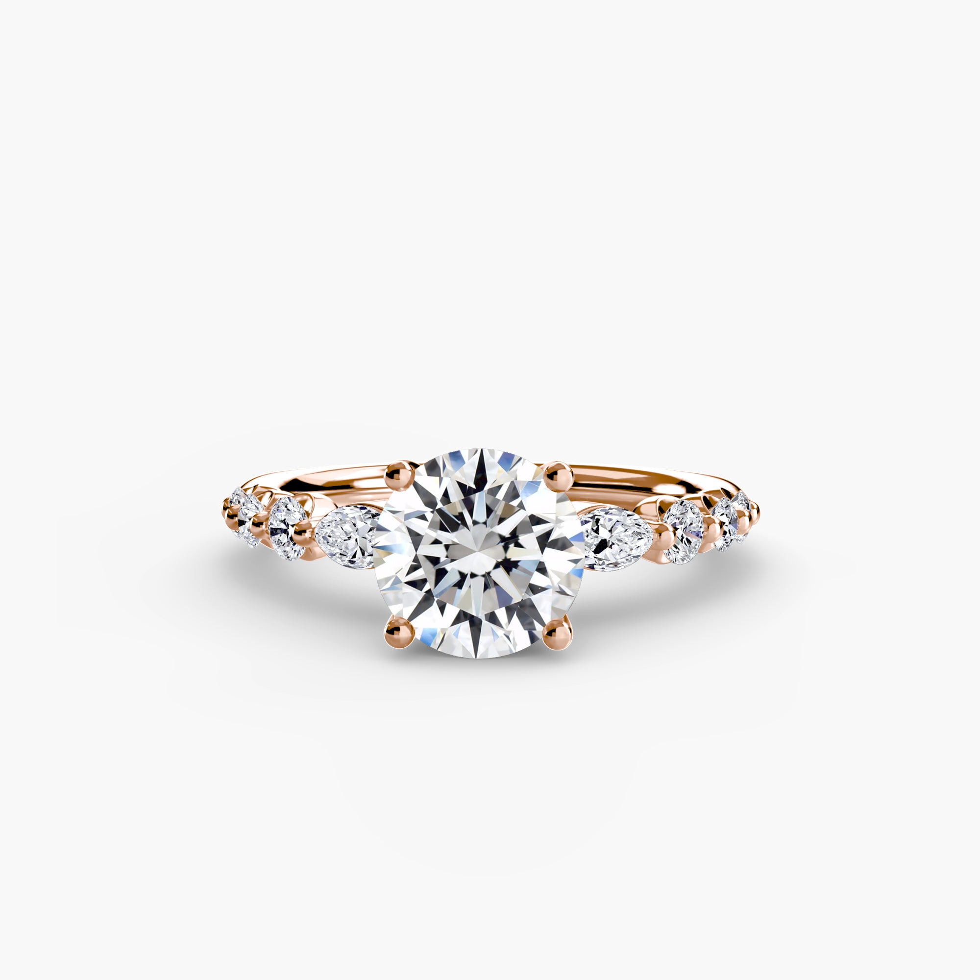 The Tiered Accent Ring-setting-The Diamond Setter