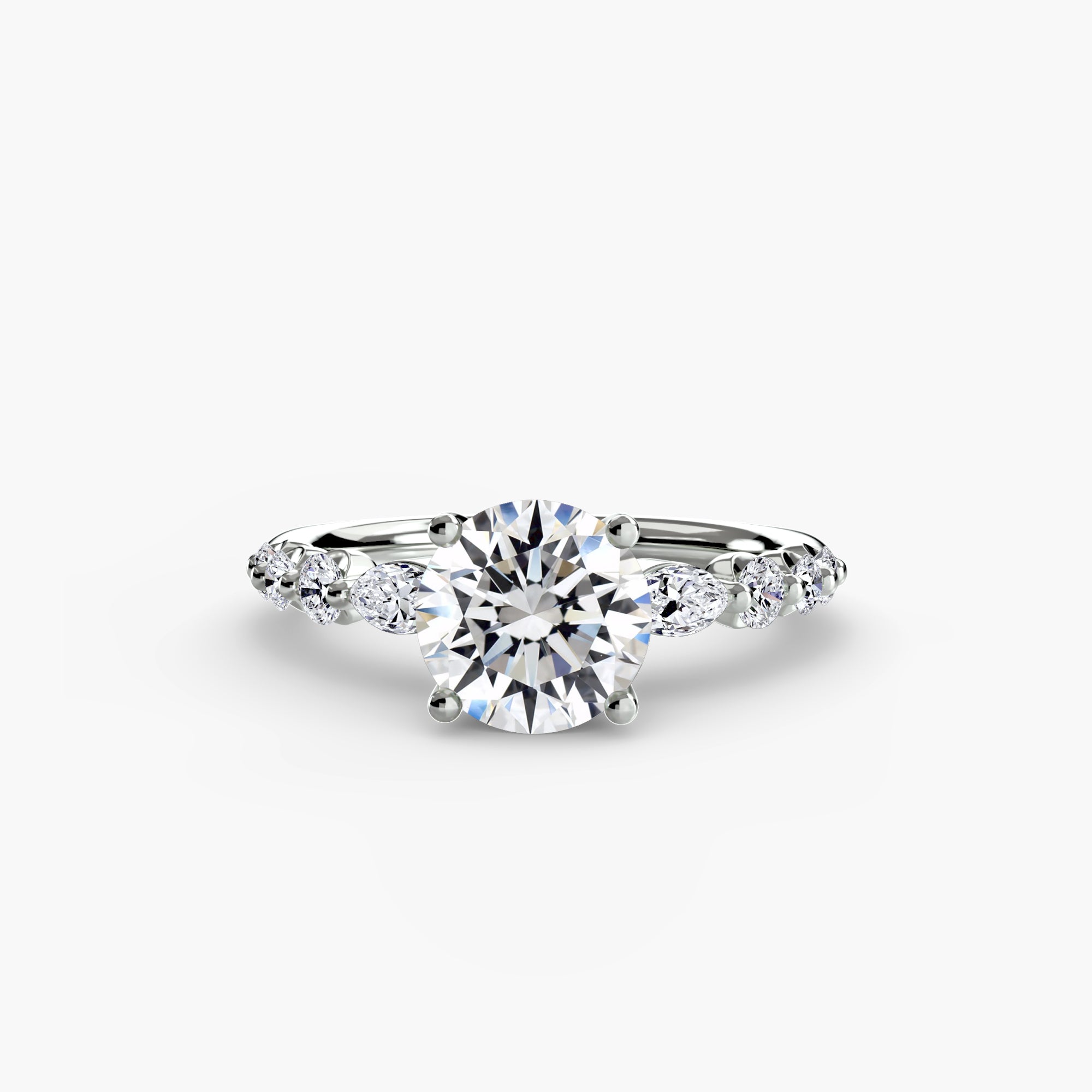 The Tiered Accent Ring-setting-The Diamond Setter