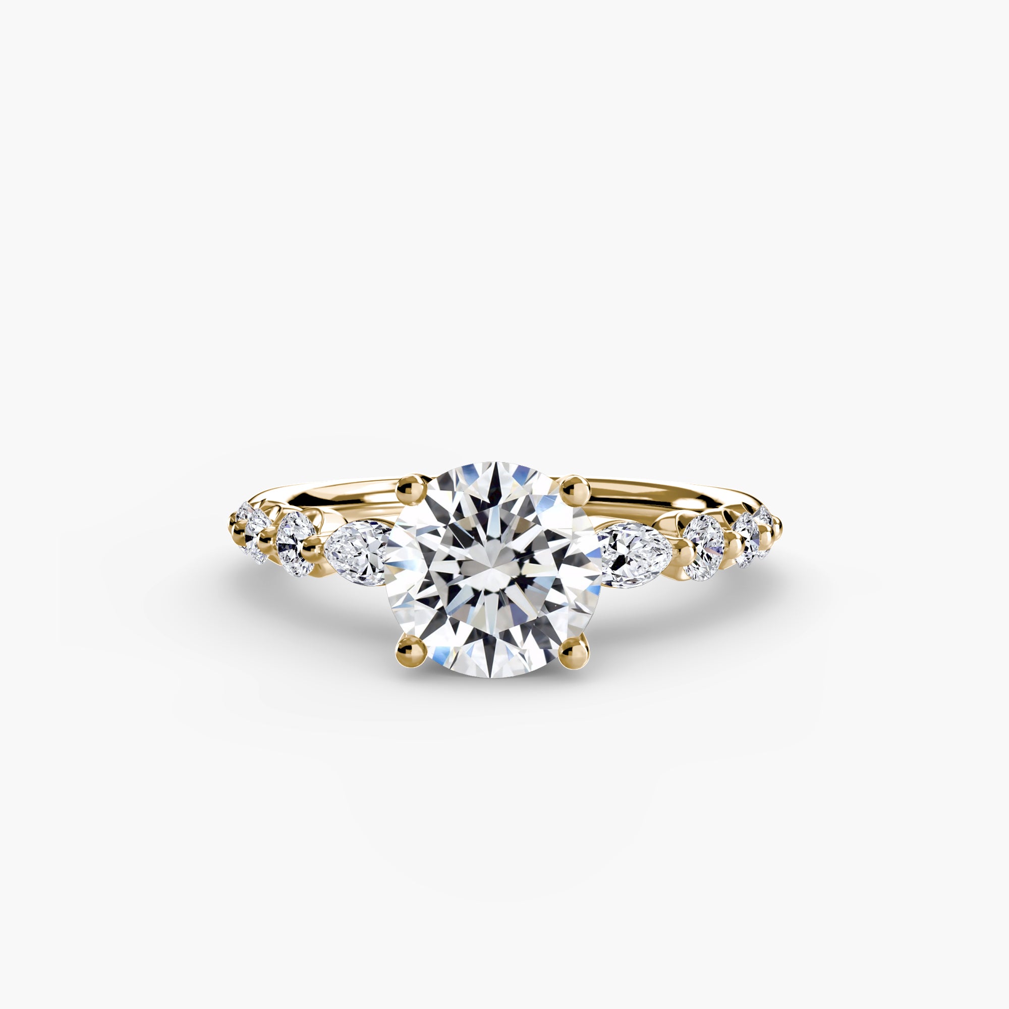 The Tiered Accent Ring-setting-The Diamond Setter