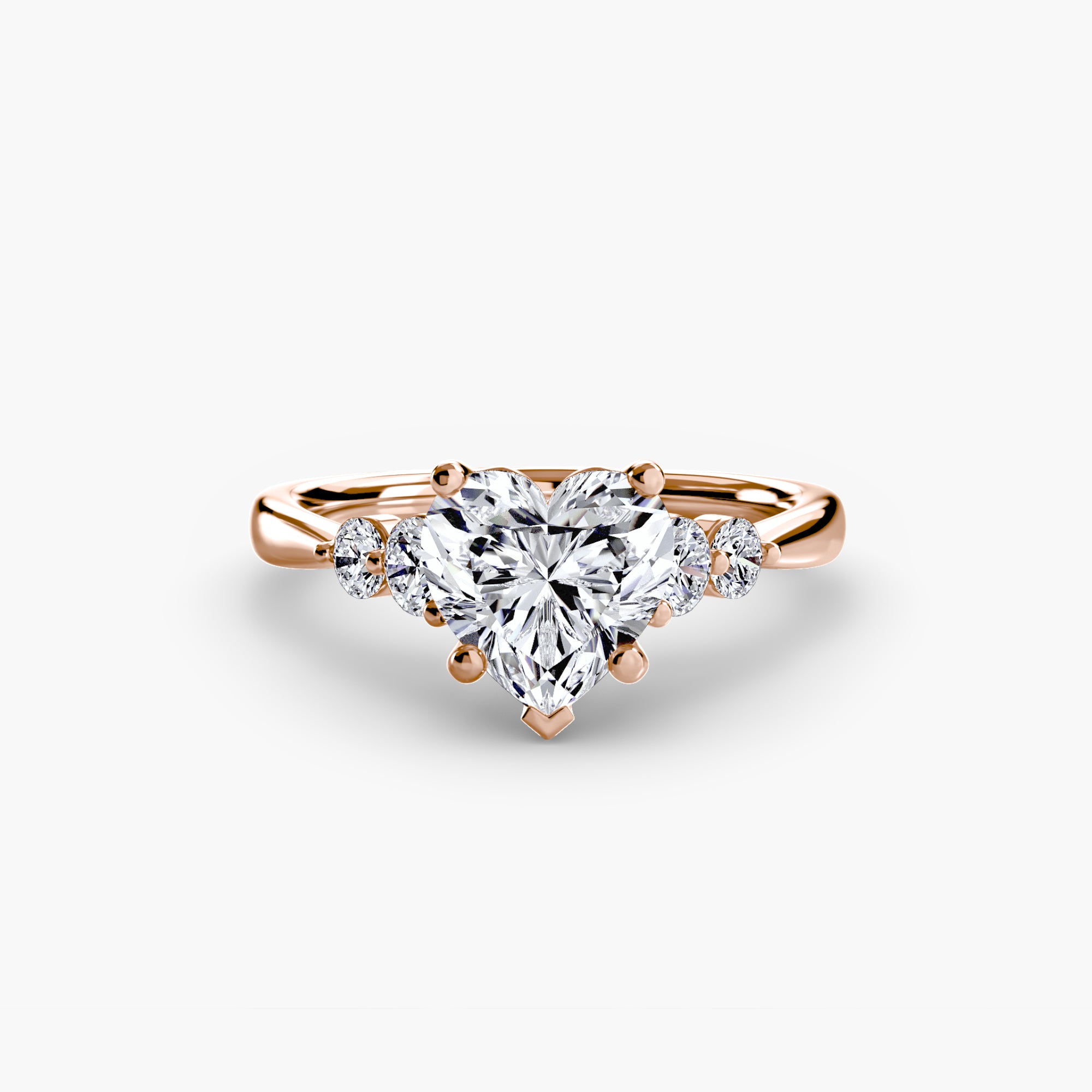 Solitaire with Shoulder Accents 2-setting-The Diamond Setter