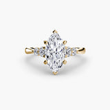 Solitaire with Shoulder Accents 2-setting-The Diamond Setter