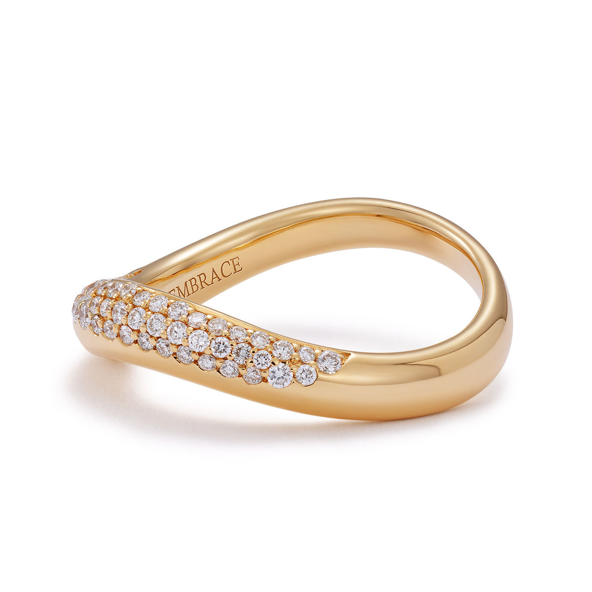Diamond Curve Embrace Ring-ring-The Diamond Setter