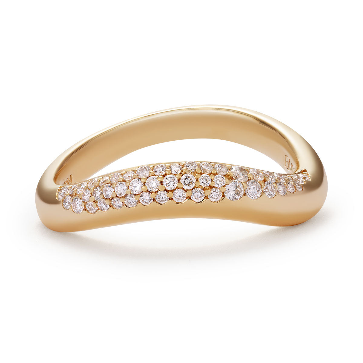 Diamond Curve Embrace Ring-ring-The Diamond Setter