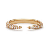 Negative space diamond Set Embrace Ring-The Diamond Setter