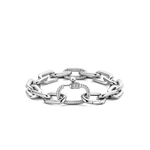 925 Silver Large Paperclip chain Bracelet-The Diamond Setter