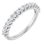 double gallery round set diamond anniversary band-The Diamond Setter