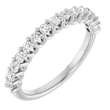 double gallery round set diamond anniversary band-The Diamond Setter