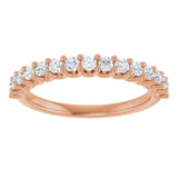 double gallery round set diamond anniversary band-The Diamond Setter