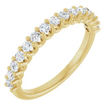 double gallery round set diamond anniversary band-The Diamond Setter