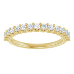 double gallery round set diamond anniversary band-The Diamond Setter