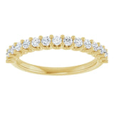 double gallery round set diamond anniversary band-The Diamond Setter