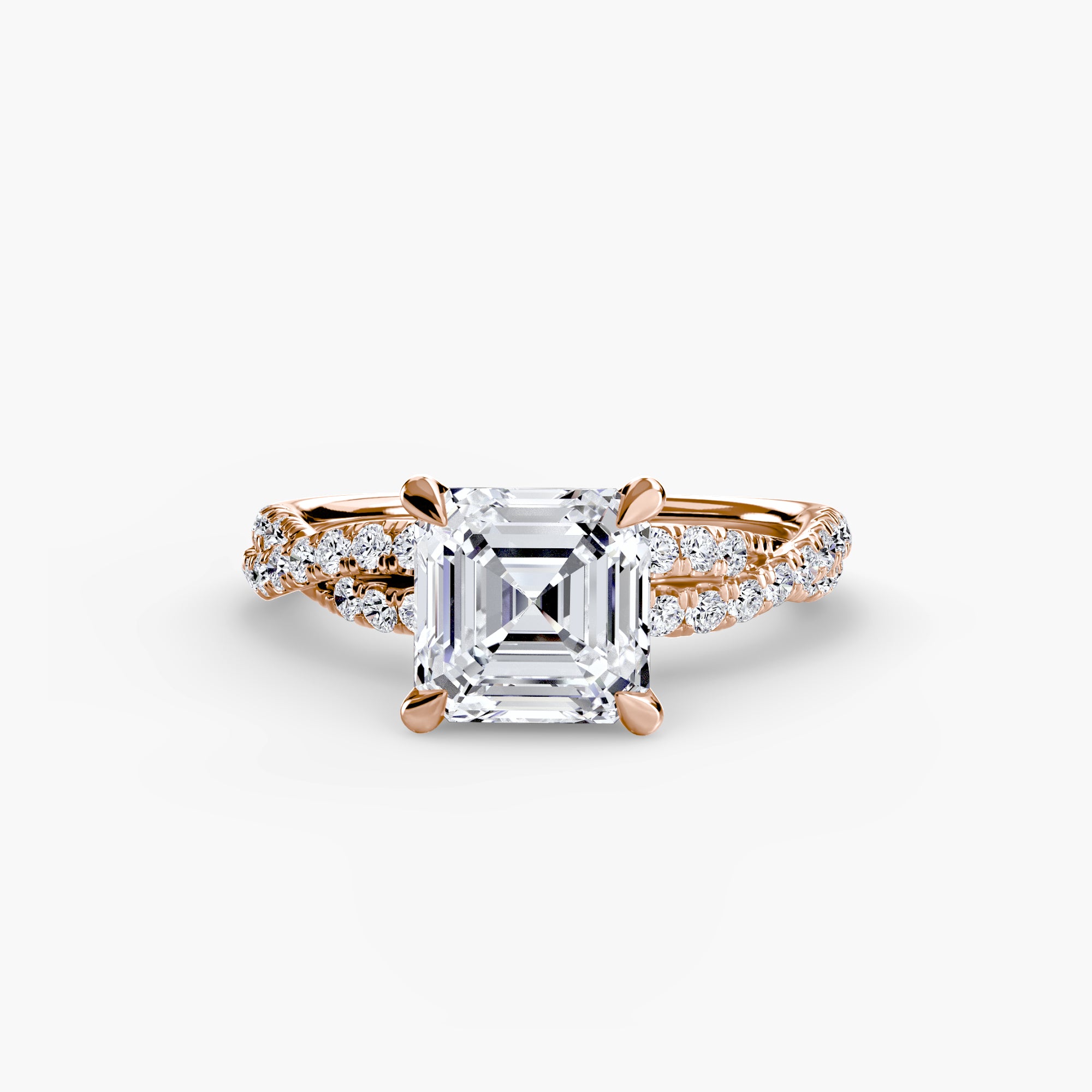 The Twisted Pavé Solitaire-setting-The Diamond Setter