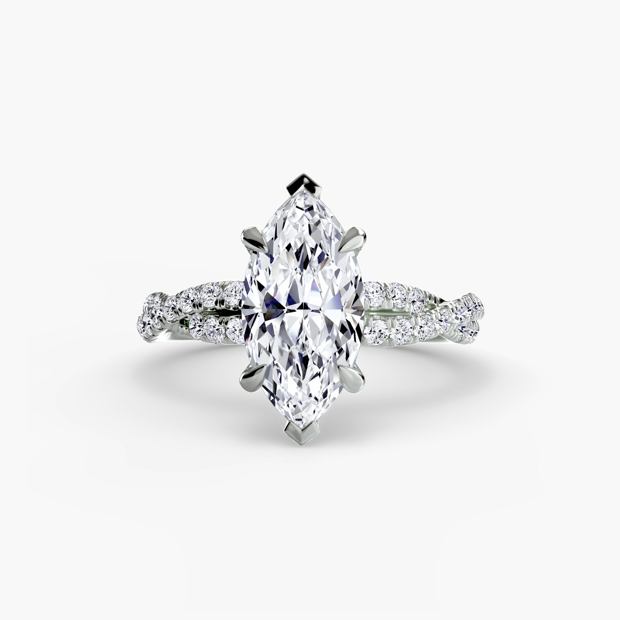 The Twisted Pavé Solitaire-setting-The Diamond Setter
