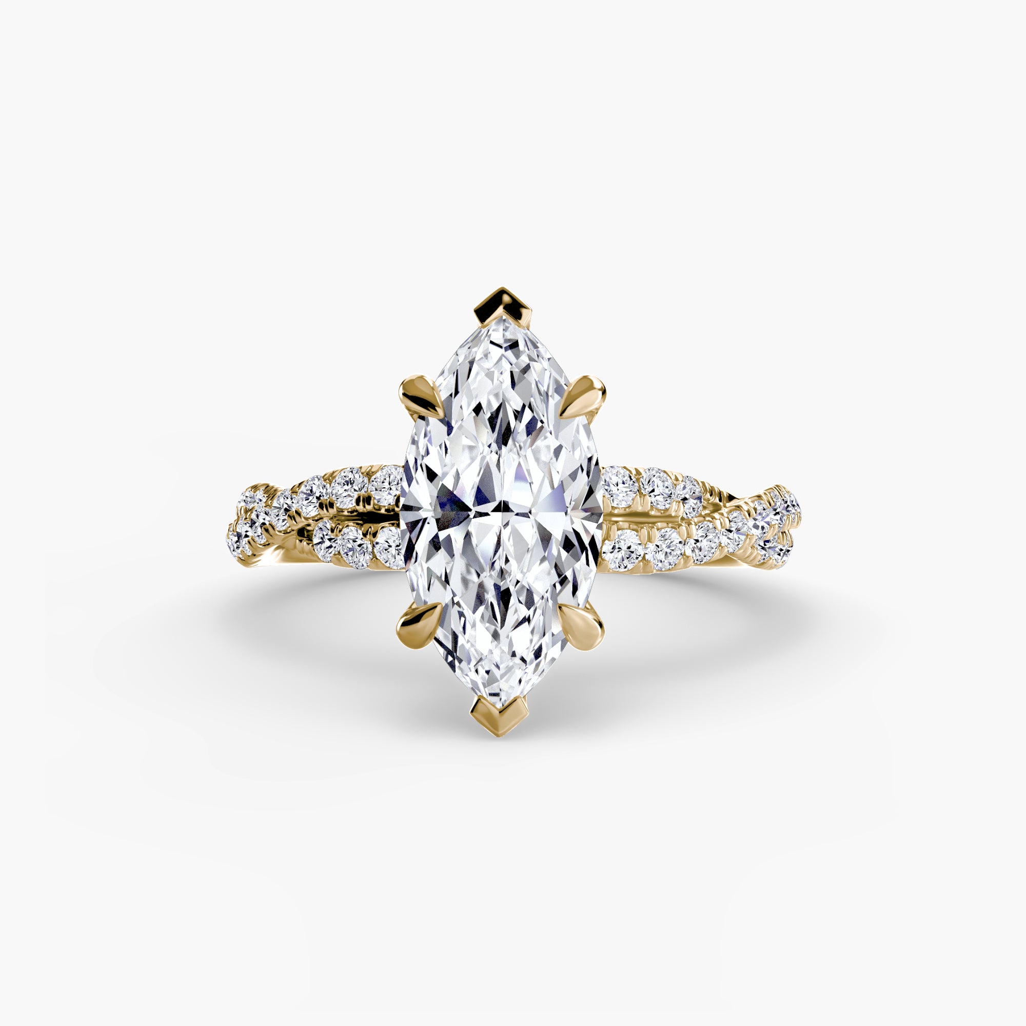 The Twisted Pavé Solitaire-setting-The Diamond Setter