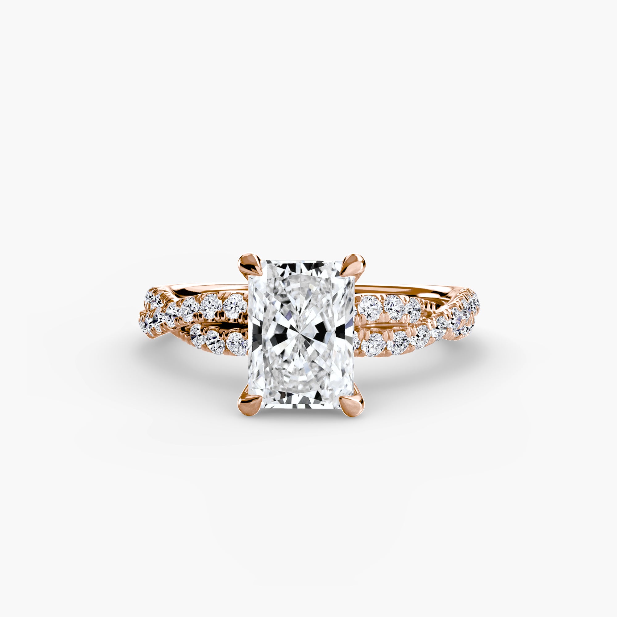 The Twisted Pavé Solitaire-setting-The Diamond Setter