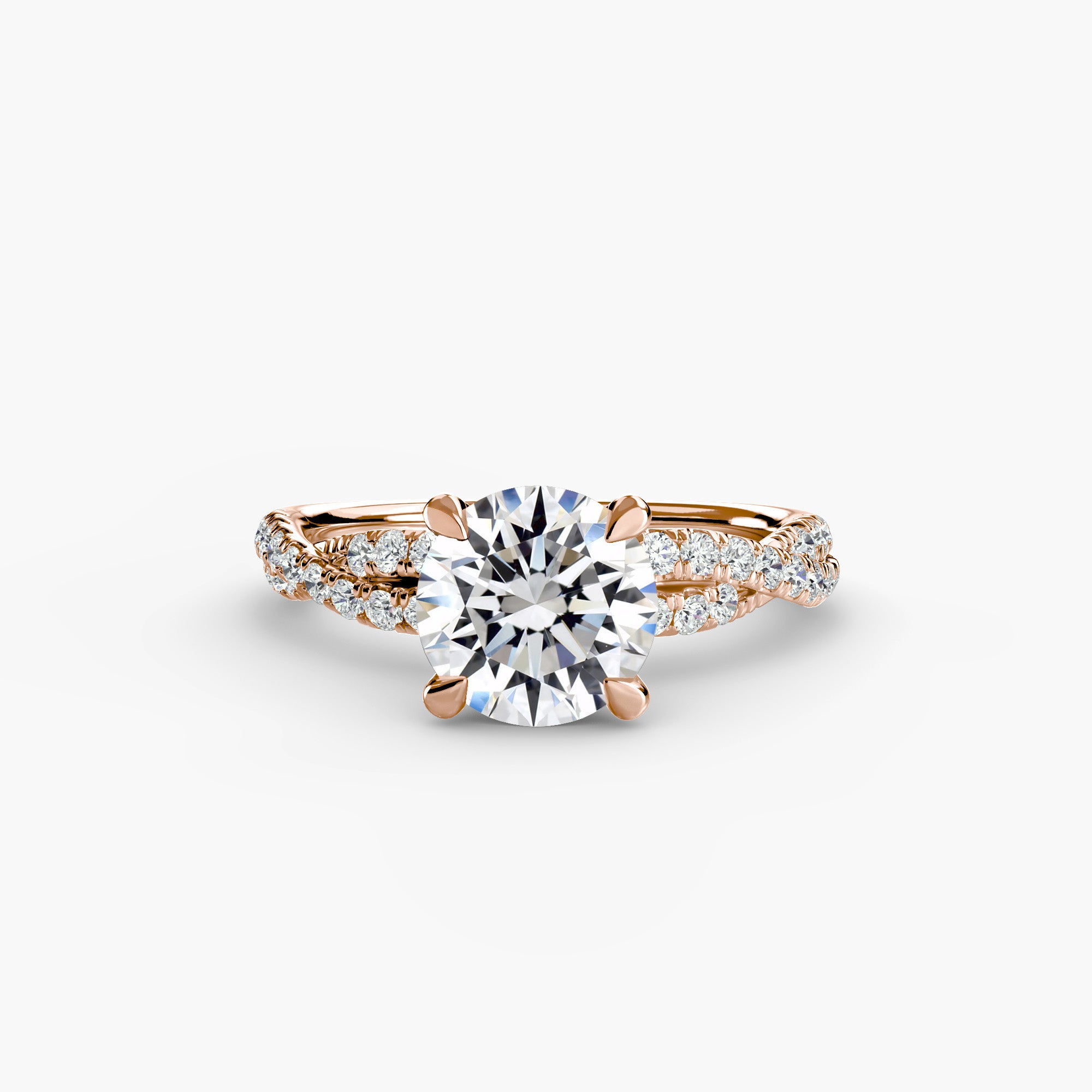 The Twisted Pavé Solitaire-setting-The Diamond Setter