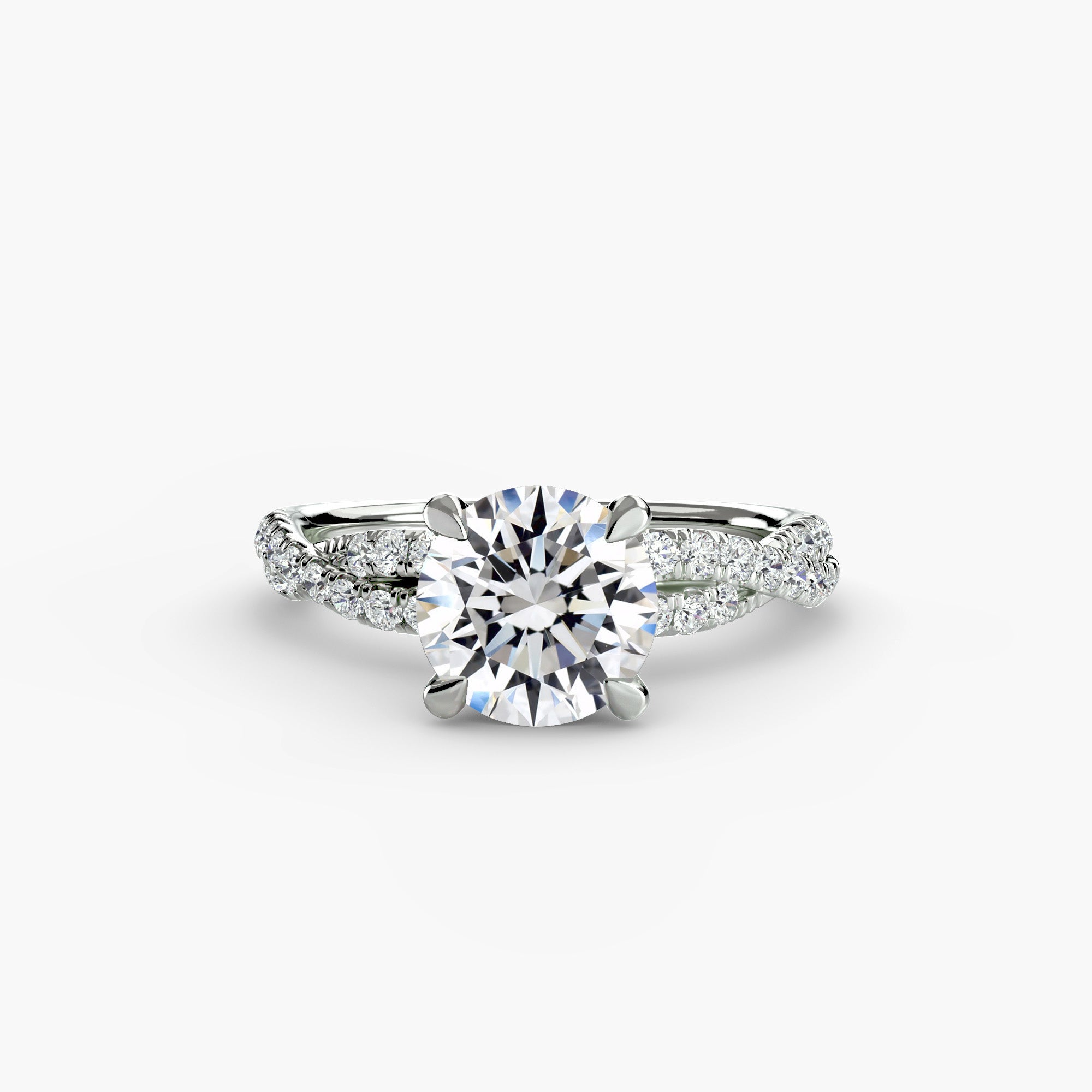 The Twisted Pavé Solitaire-setting-The Diamond Setter