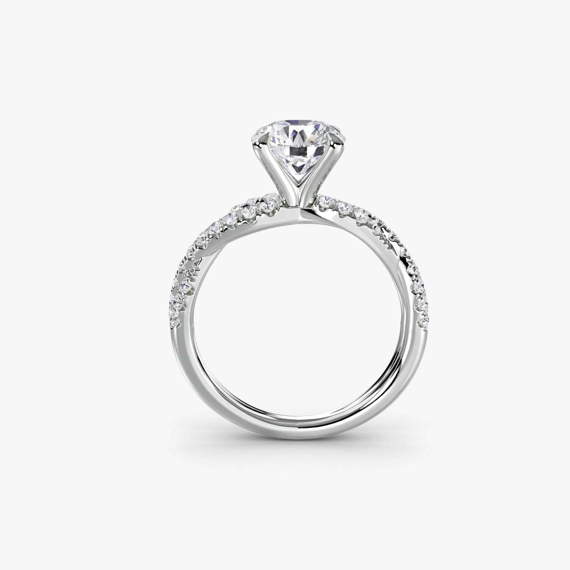 The Twisted Pavé Solitaire-setting-The Diamond Setter