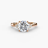 Solitaire with Cluster Shoulders-setting-The Diamond Setter
