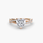 The Emerald Twist Pavé Ring-setting-The Diamond Setter