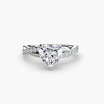 The Emerald Twist Pavé Ring-setting-The Diamond Setter