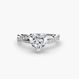 The Emerald Twist Pavé Ring-setting-The Diamond Setter
