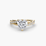 The Emerald Twist Pavé Ring-setting-The Diamond Setter