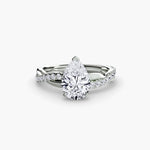 The Emerald Twist Pavé Ring-setting-The Diamond Setter
