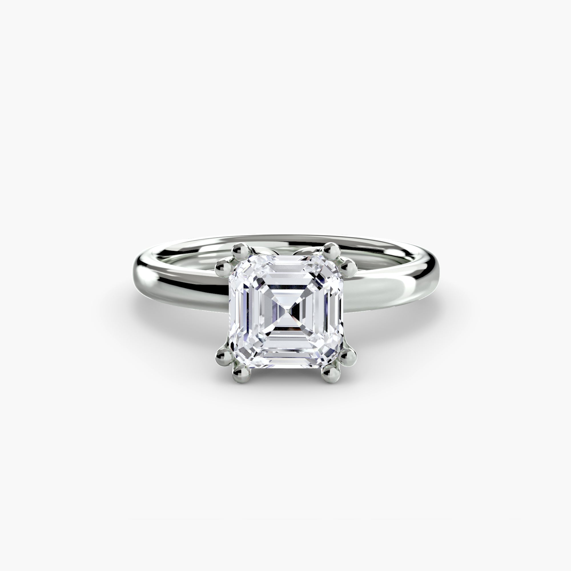Solitaire ring 5-setting-The Diamond Setter