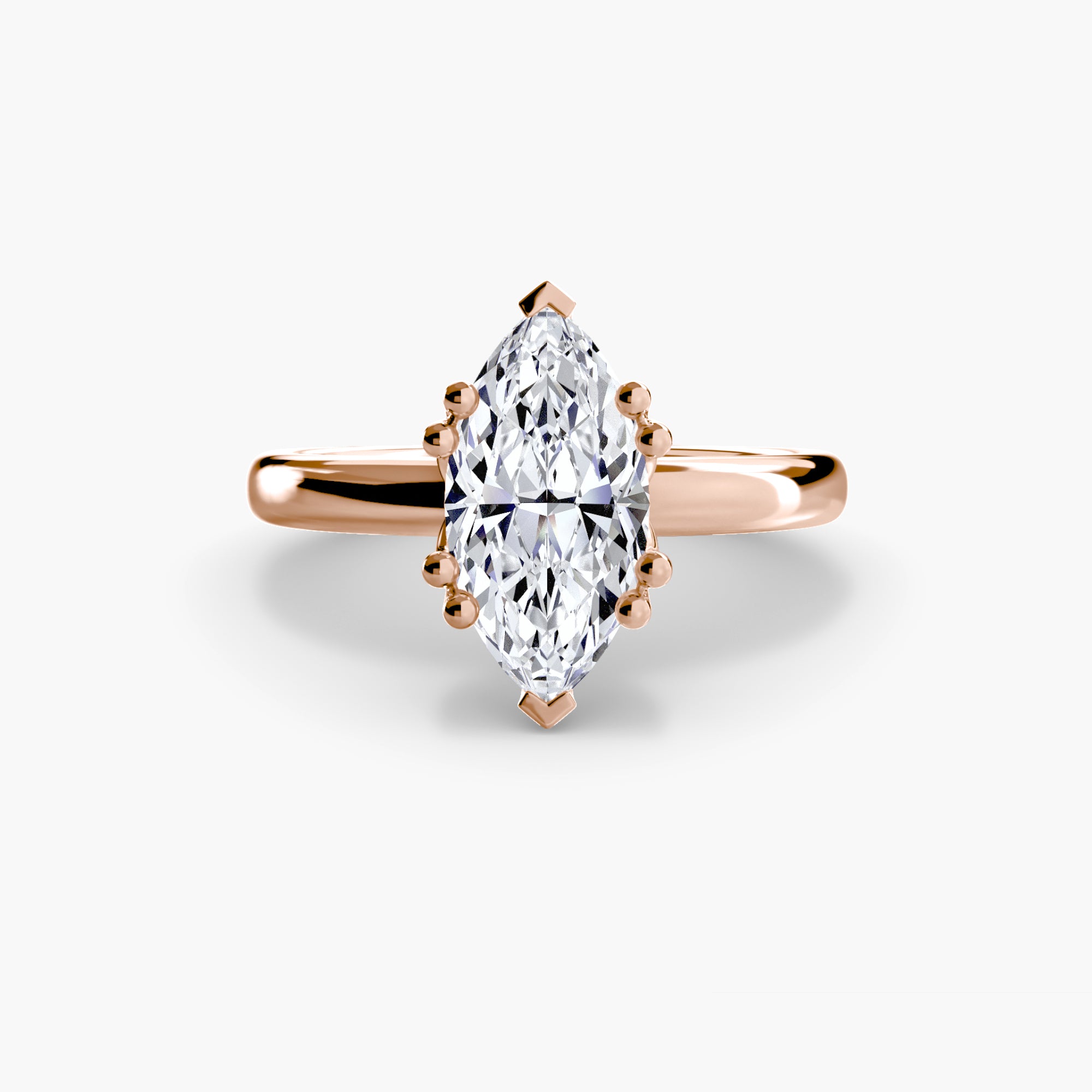 Solitaire ring 5-setting-The Diamond Setter