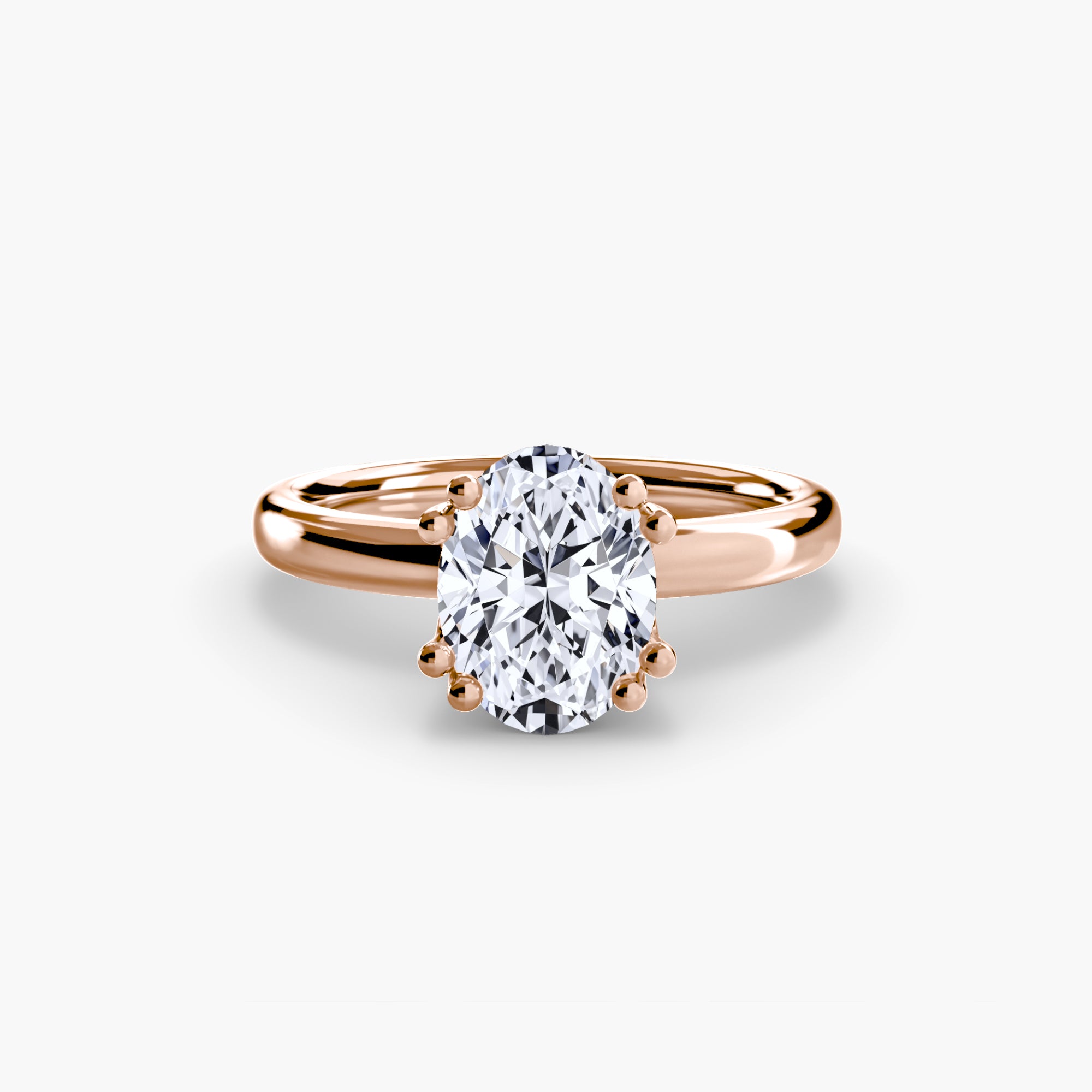 Solitaire ring 5-setting-The Diamond Setter