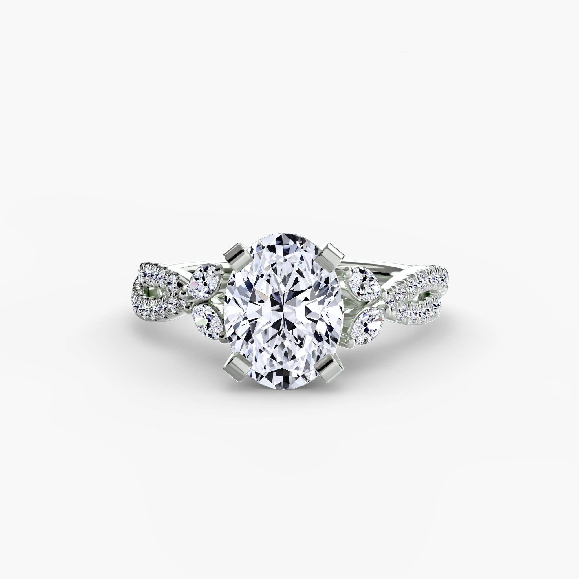 The Twist Pavé Ring-setting-The Diamond Setter