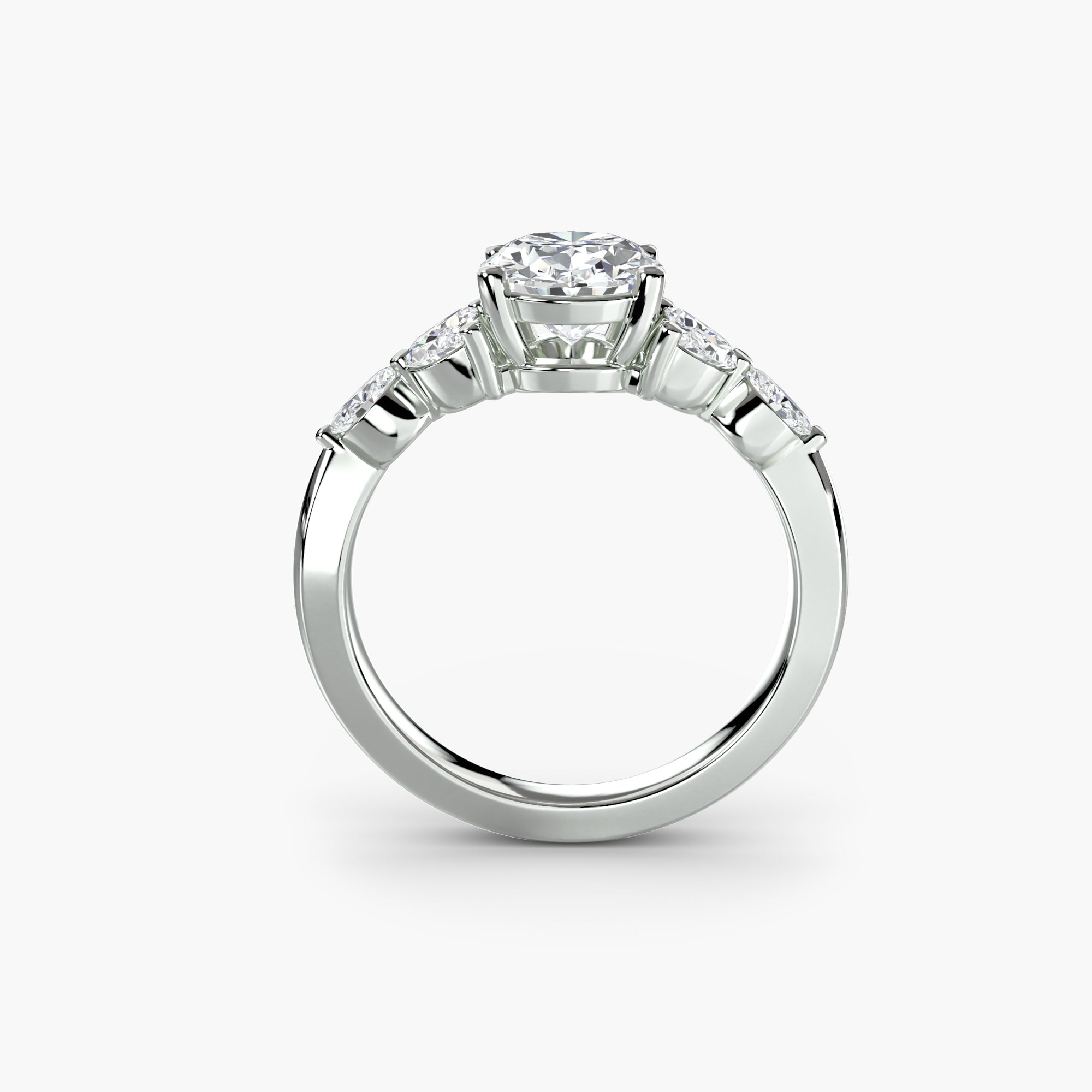 The Shoulder Cluster Ring-setting-The Diamond Setter