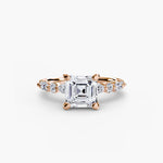 Solitaire with Eternity Pavé 2-setting-The Diamond Setter