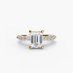 Solitaire with Eternity Pavé 2-setting-The Diamond Setter